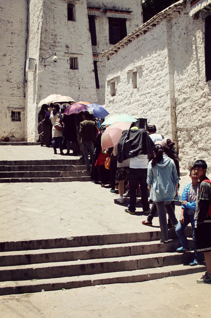 The Line Outside A Chapel 