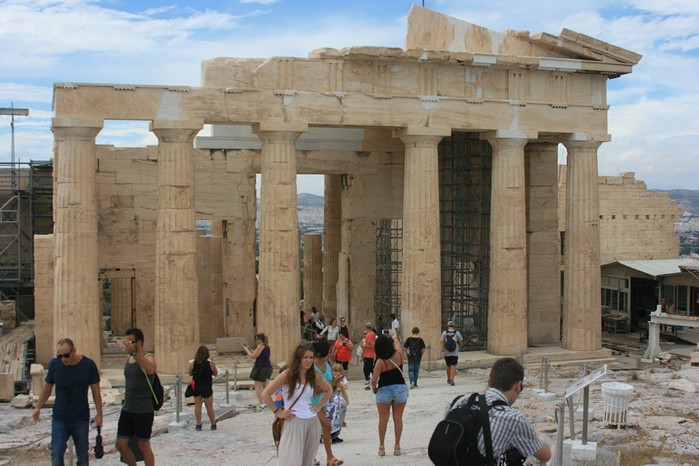 Parthenon in Greece
