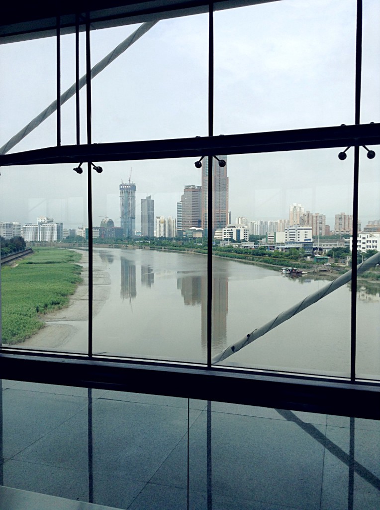 The River that separates Hong Kong from the mainland
