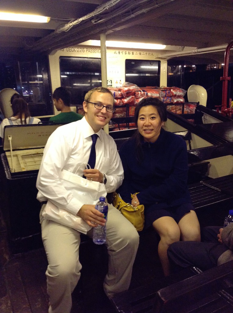 Riding the star ferry