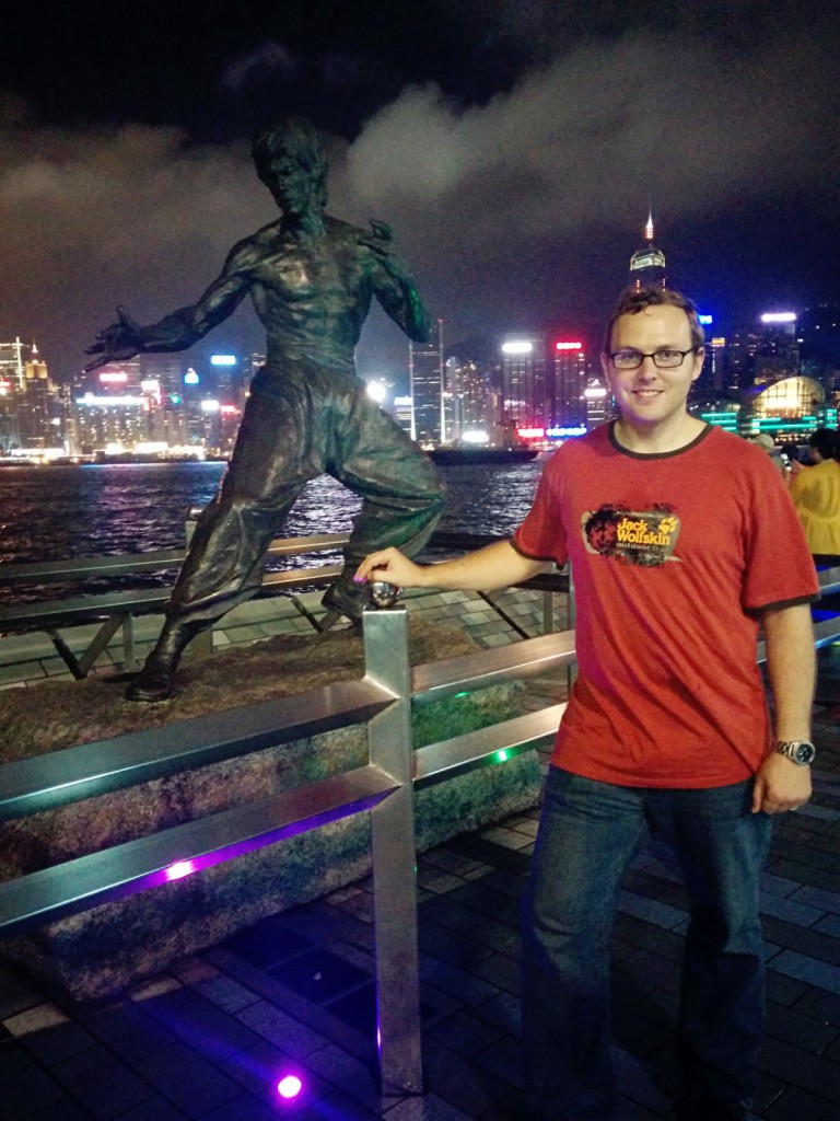 He and his Kongfu master